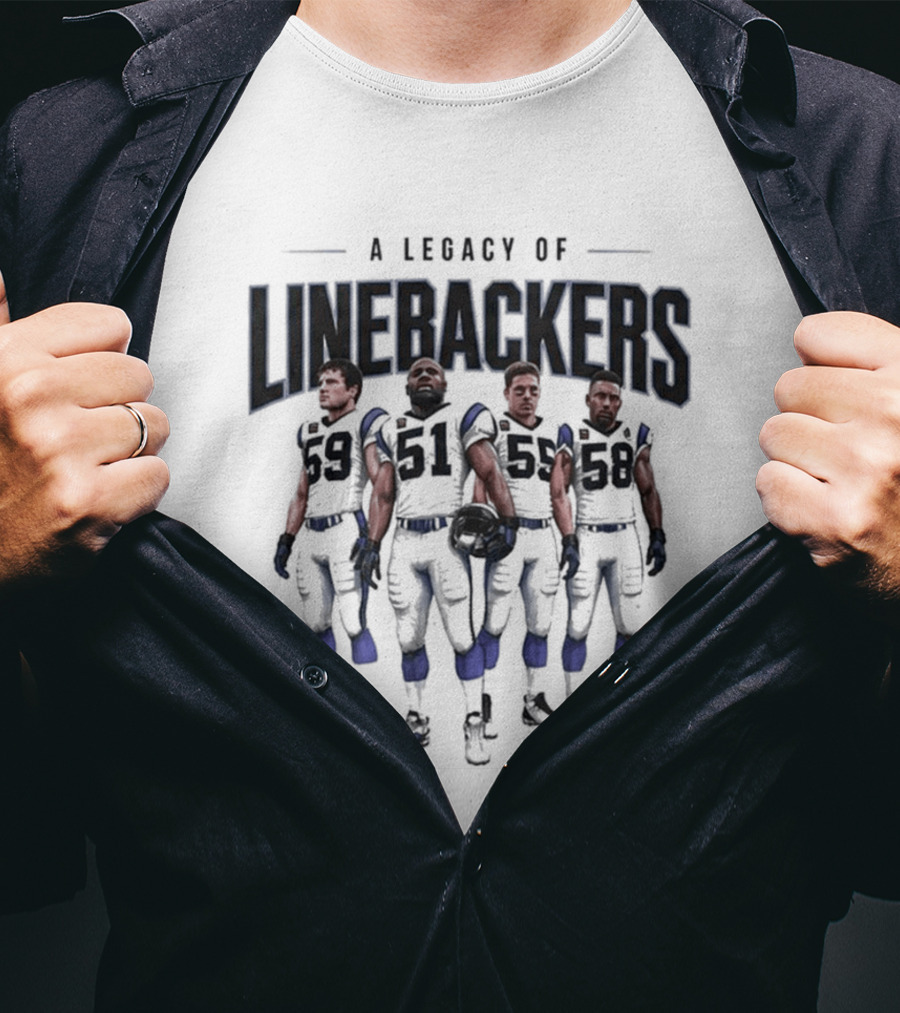 Carolina Panthers A Legacy Of Linebackers T-Shirt