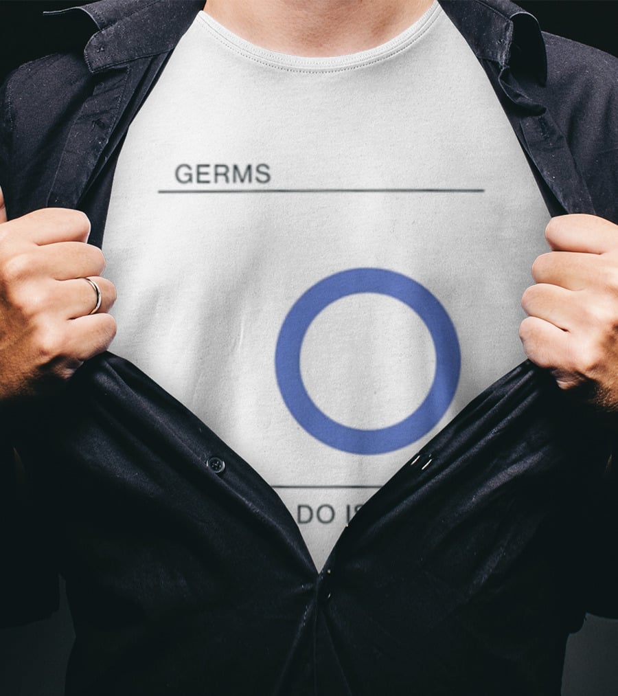 Germs What We Do Is Secret Punk Rock Blue Circle Icon Darby Crash T-Shirt