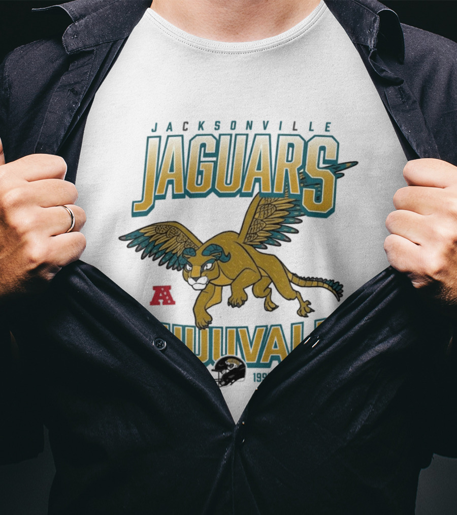 Jacksonville Jaguars Duval Flying Creature Est 1995 T-Shirt