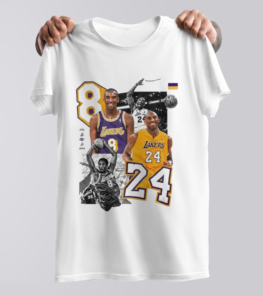 Kobe Bryant Los Angeles Lakers 8 24 Mamba Day T-Shirt