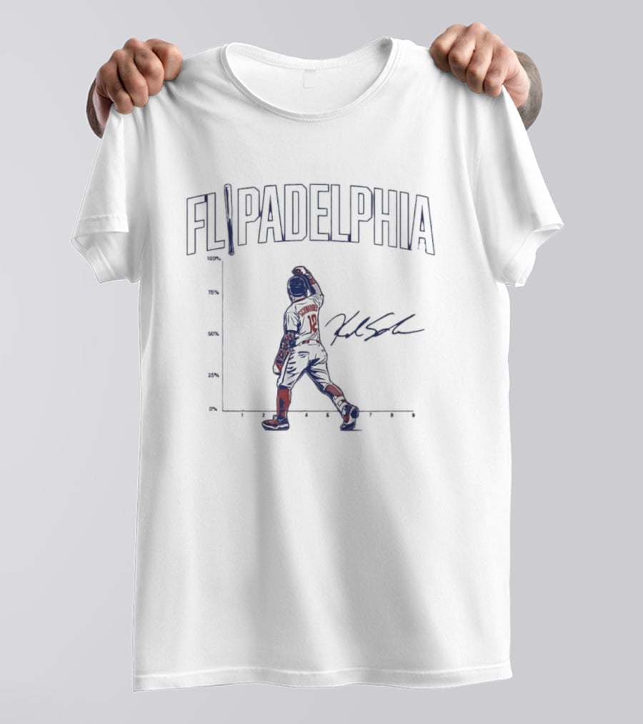 Flipadelphia Kyle Schwarber Walk Off Two Run Home Run 2026 T-Shirt
