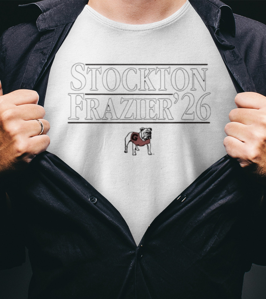 Stockton Frazier '26 Georgia Bulldogs Football T-Shirt