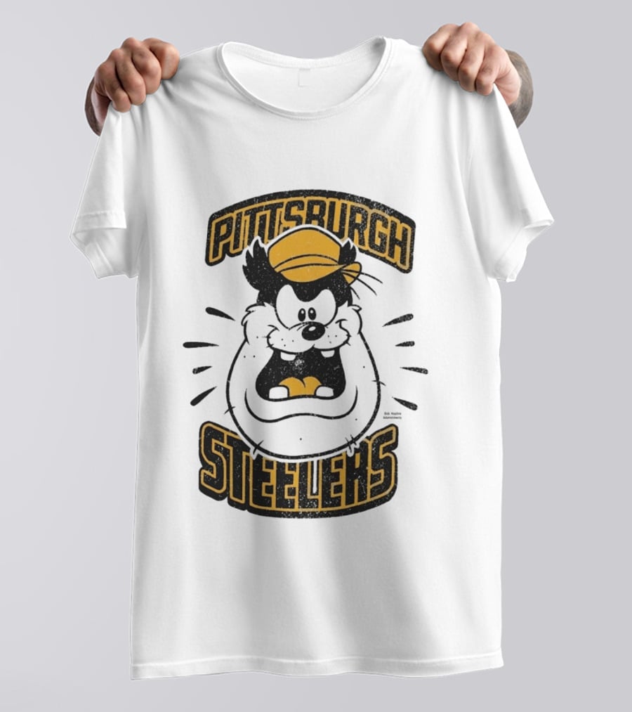 Pittsburgh Steelers Pete Character Yellow Hat T-Shirt