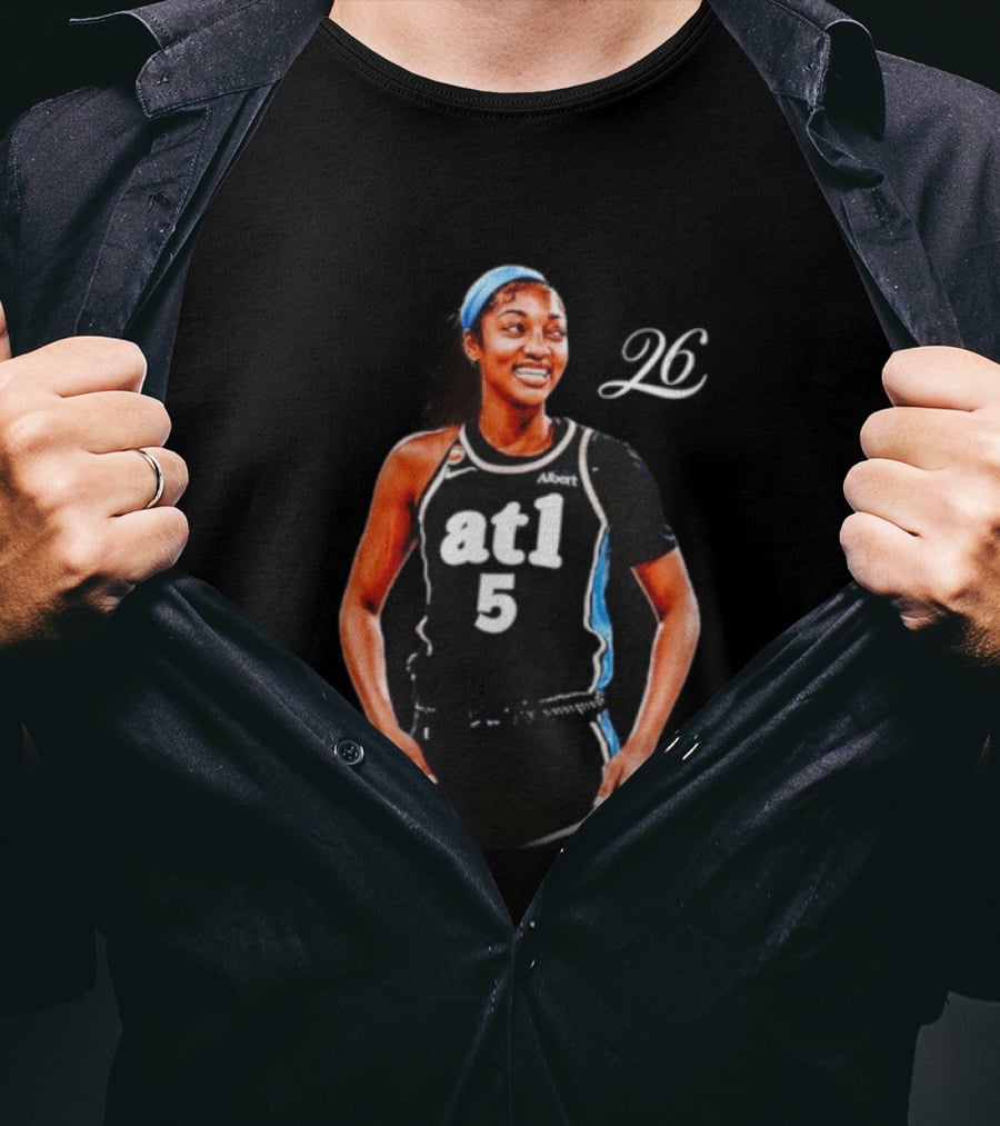 Angel Reese Atlanta Dream Number 5 26 Boards T-Shirt