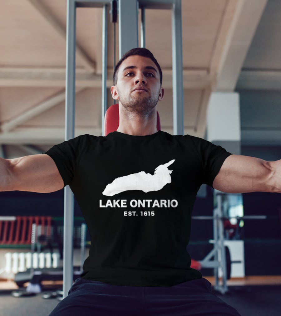 Lake Ontario Est 1615 Historical Map T-Shirt