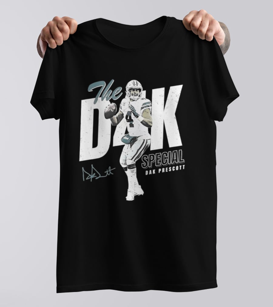 The D4k Special Dak Prescott Dallas Cowboys Football Player T-Shirt