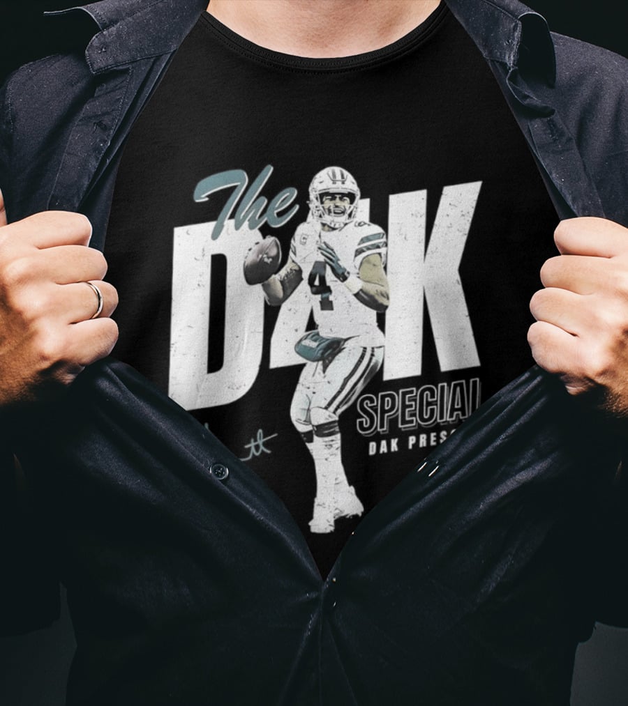 The D4k Special Dak Prescott Dallas Cowboys Football Player T-Shirt