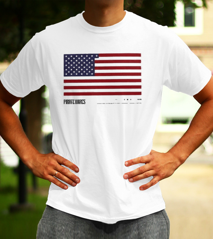Pirate Wires Moon Should Be A State US Flag T-Shirt