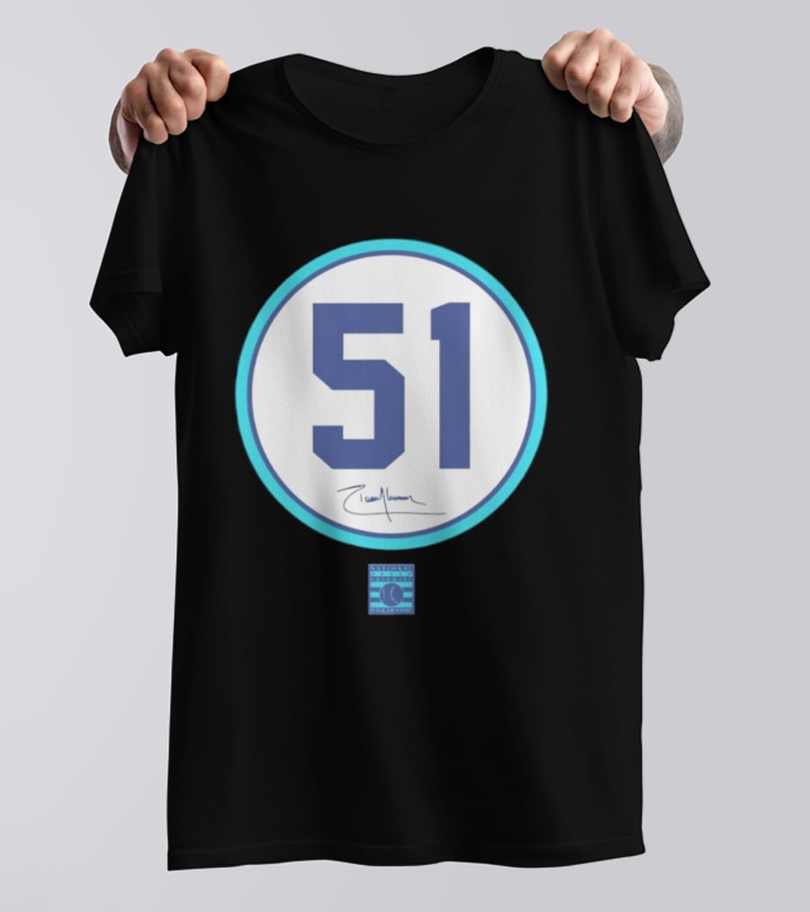 Randy Johnson Seattle Mariners 51 2015 National Baseball Hall Of Fame Induction T-Shirt