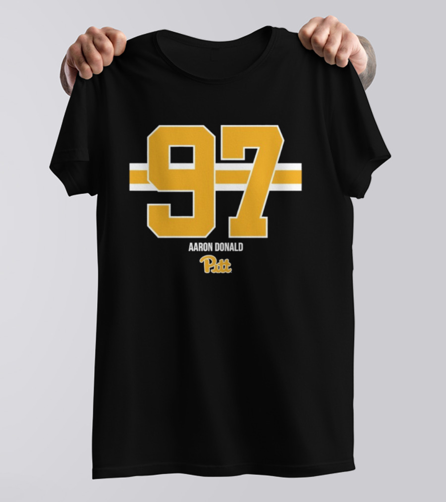 Aaron Donald 97 Pitt Panthers Football T-Shirt
