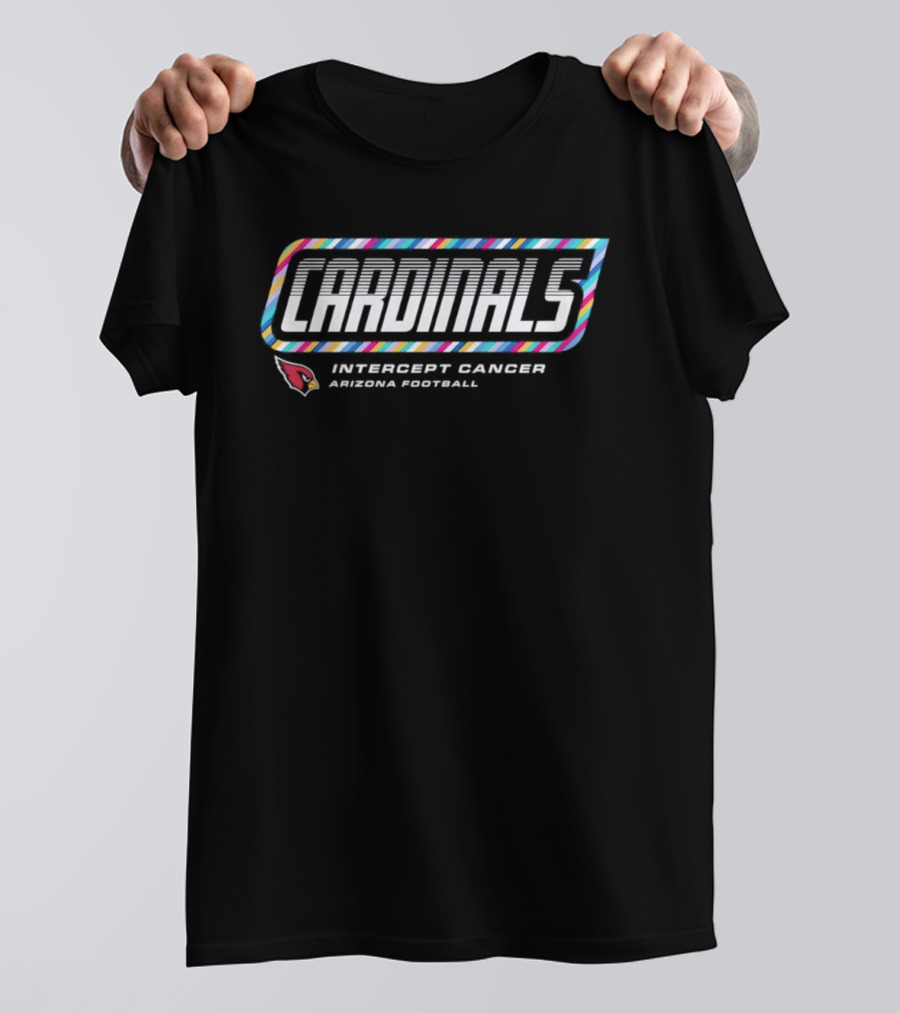 Arizona Cardinals Intercept Cancer 2026 Crucial Catch Arizona Football T-Shirt