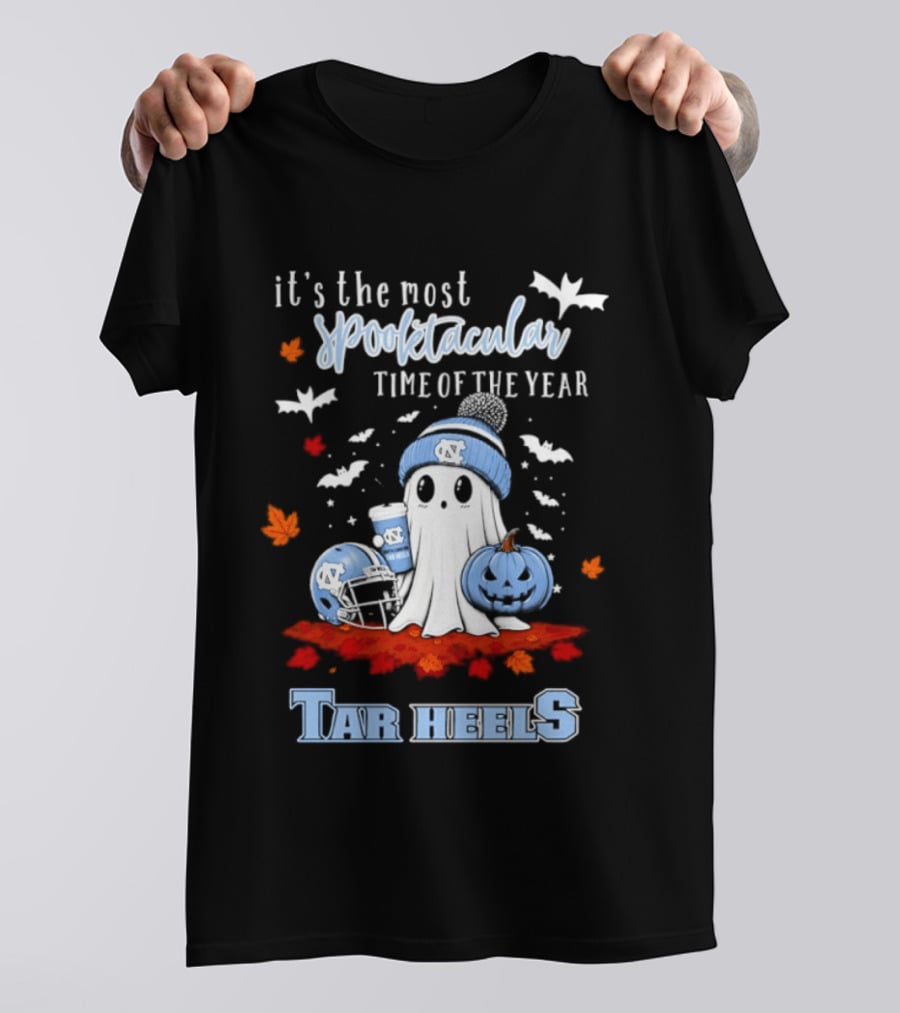 North Carolina Tar Heels Ghost Spooktacular Halloween 2026 Celebration T-Shirt
