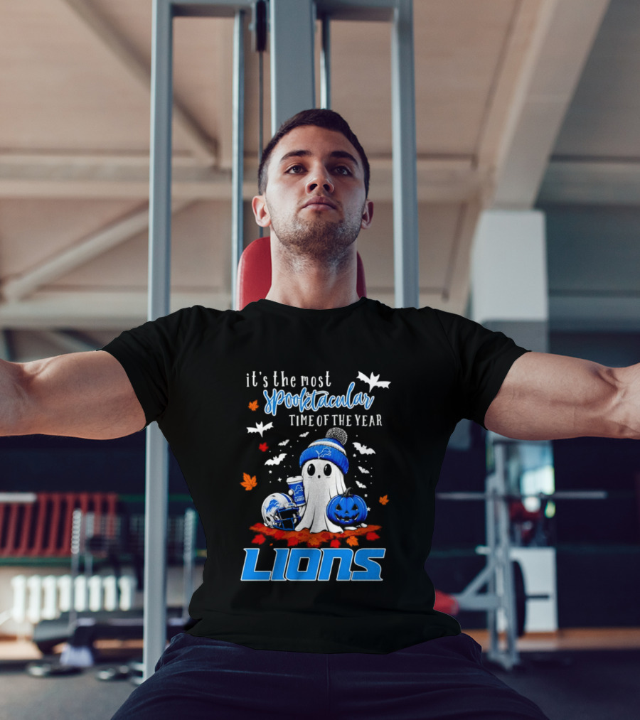 Detroit Lions Halloween Ghost Spooktacular Time Of The Year 2026 T-Shirt