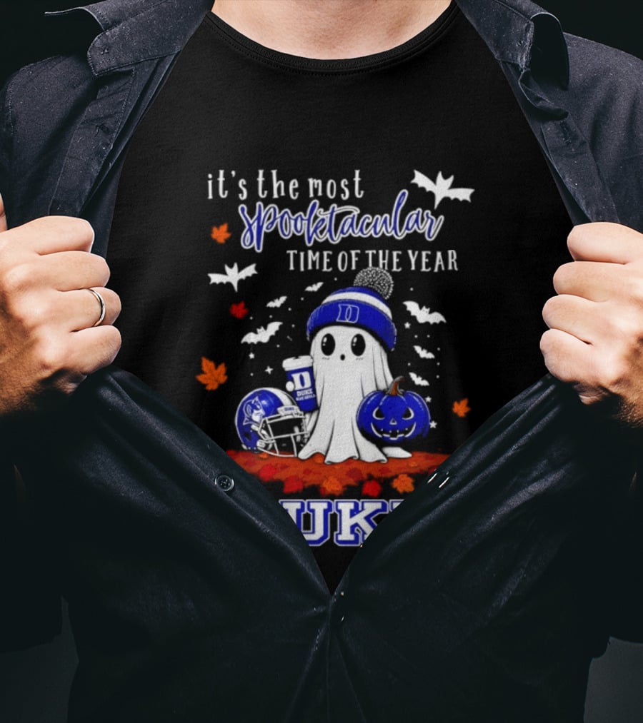 Duke Blue Devils Halloween Ghost Spooktacular Time Of The Year 2026 T-Shirt