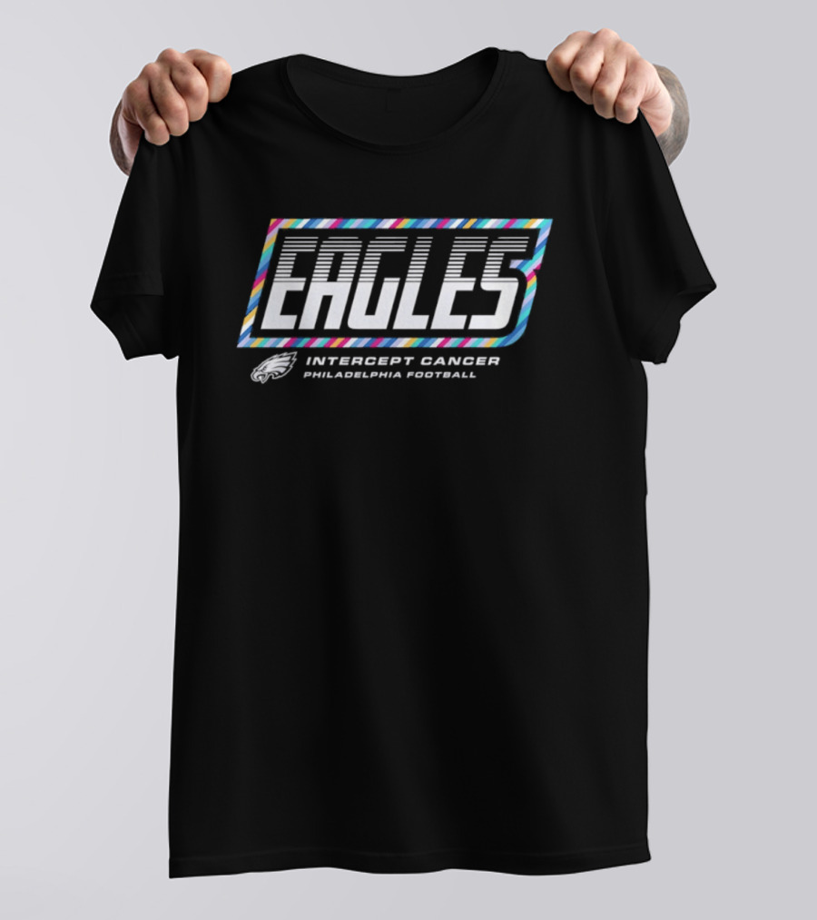 Philadelphia Eagles Intercept Cancer 2026 Crucial Catch Philadelphia Football T-Shirt