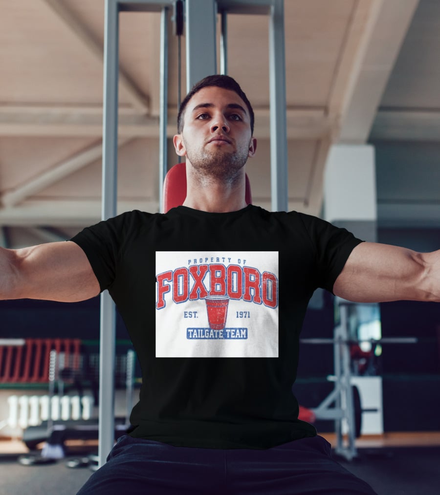 Property Of Foxboro Tailgate Team Est. 1971 Red Cup T-Shirt