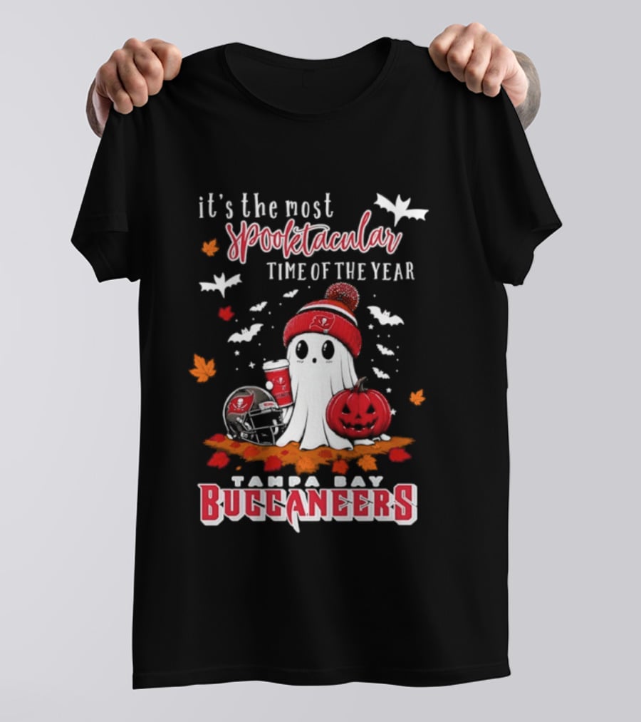 Tampa Bay Buccaneers Halloween Ghost 2026 Spooktacular Time Of The Year T-Shirt