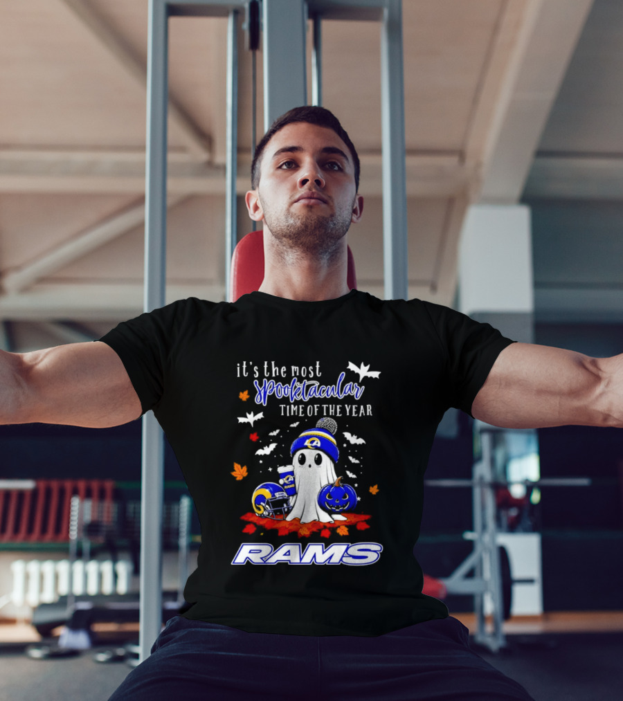 Los Angeles Rams Halloween Ghost 2026 Season It's The Most Spooktacular Time Of The Year T-Shirt
