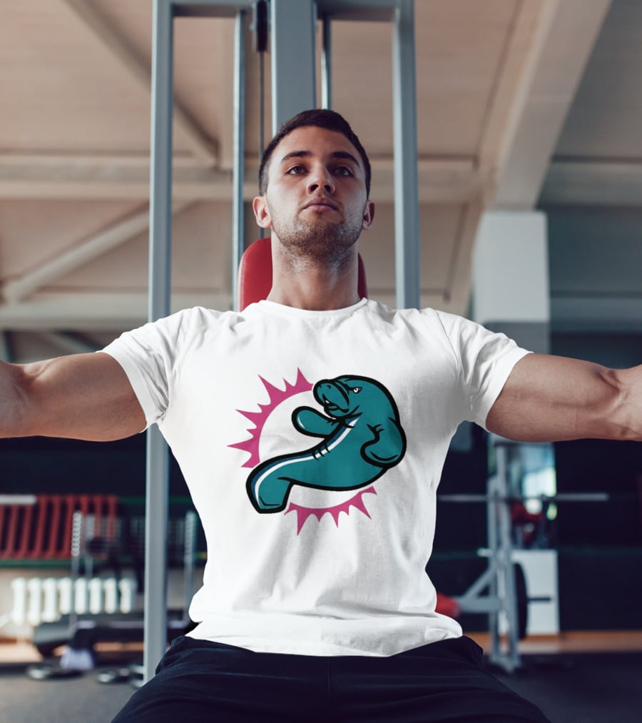 GTA VI Vice City Manatees Miami Dolphins Mashup T-Shirt