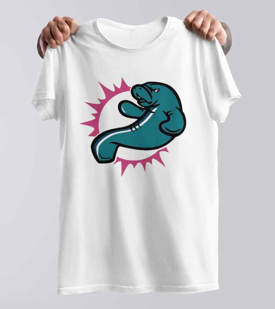 GTA VI Vice City Manatees Miami Dolphins Mashup T-Shirt