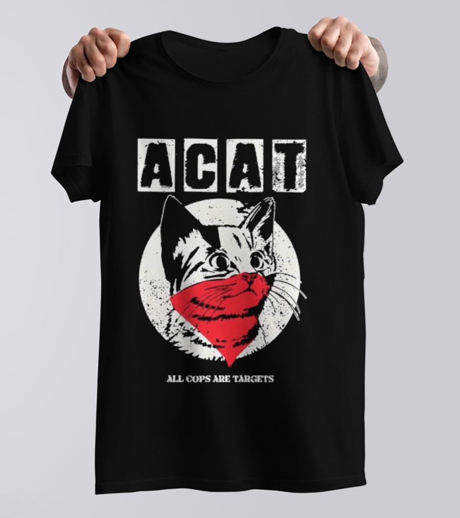 ACAT All Cops Are Targets Cat Bandana T-Shirt