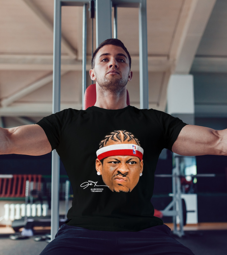 Allen Iverson The Answer NBA Headband T-Shirt