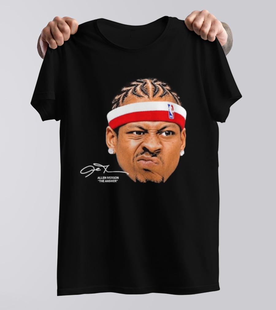 Allen Iverson The Answer NBA Headband T-Shirt