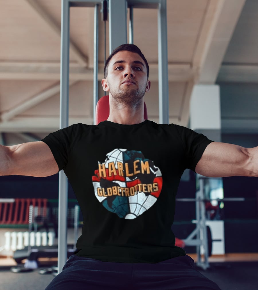 Harlem Globetrotters Basketball Globe T-Shirt