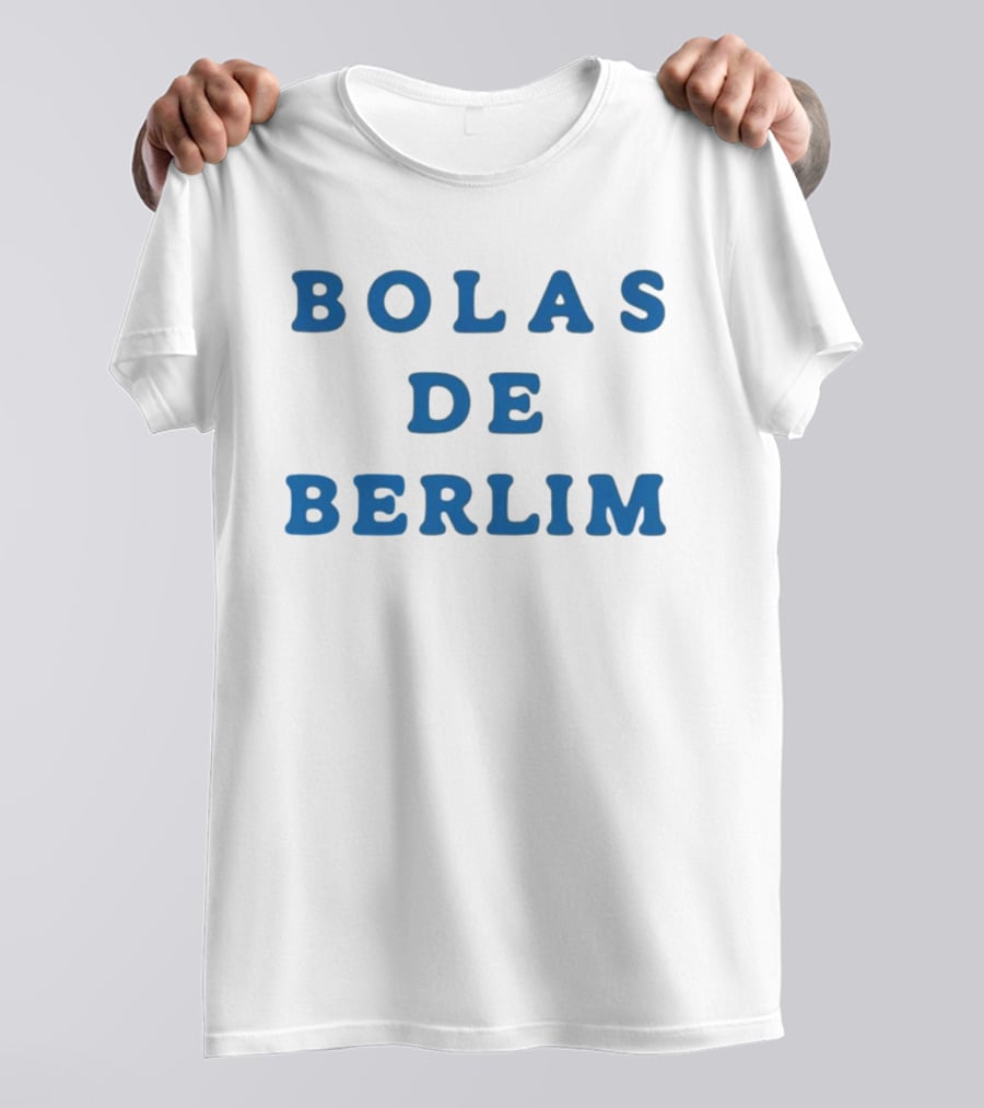 Bolas De Berlim Blue Lettering T-Shirt