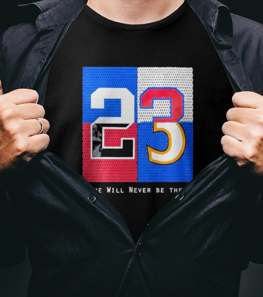 Shota Imanaga 23 The Game Will Never Be The Same Colorful Number Mashup T-Shirt