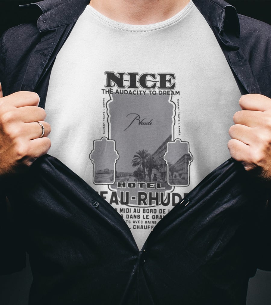 Hotel Beau RHUDE Nice The Audacity To Dream Concerts Dans Le Grand Hall T-Shirt