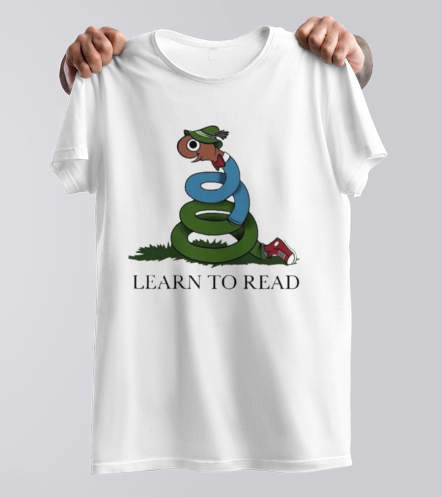 Learn To Read Alphabet Character With Hat And Sneakers T-Shirt