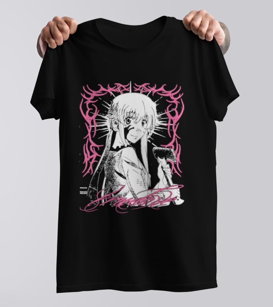 Awesome Yuno Gasai True Love Future Diary Anime Romantic Fan Favorite T-Shirt