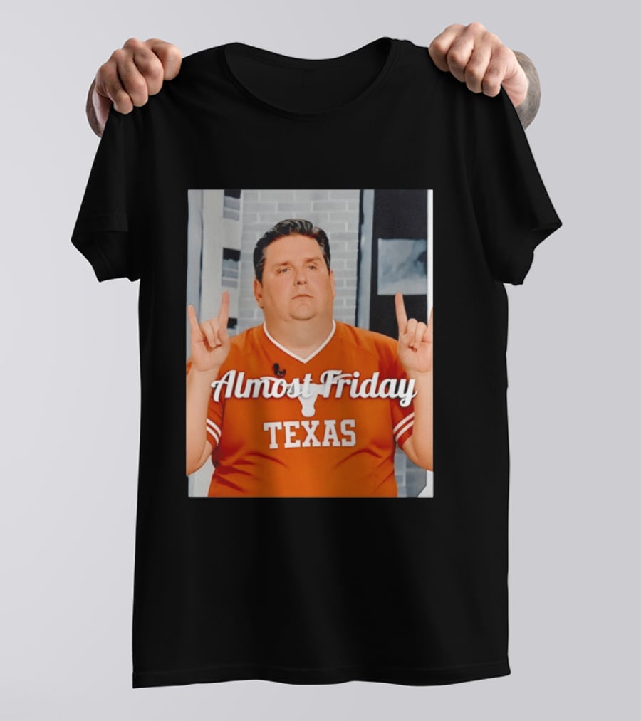 Almost Friday Texas Longhorn Hook 'EM T-Shirt