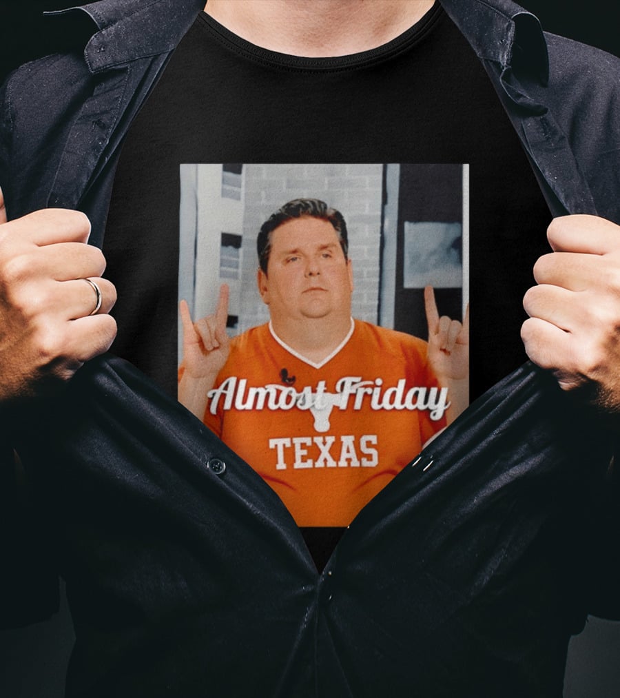 Almost Friday Texas Longhorn Hook 'EM T-Shirt
