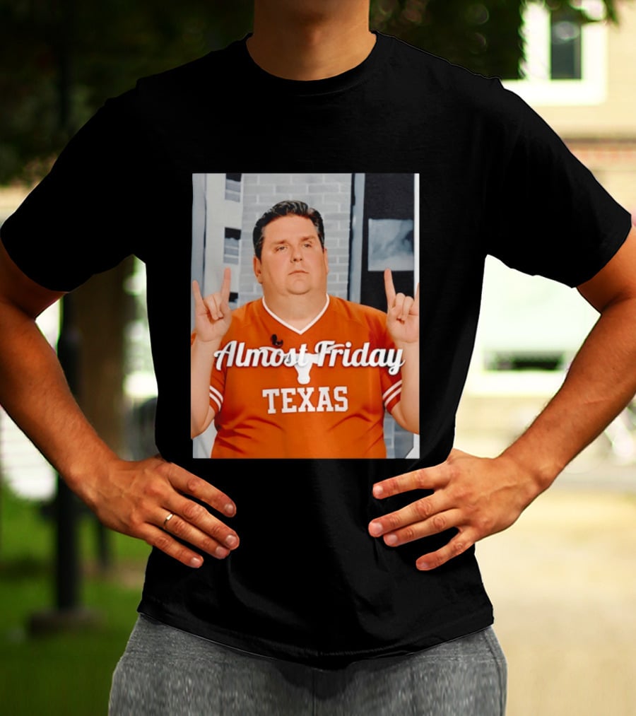 Almost Friday Texas Longhorn Hook 'EM T-Shirt