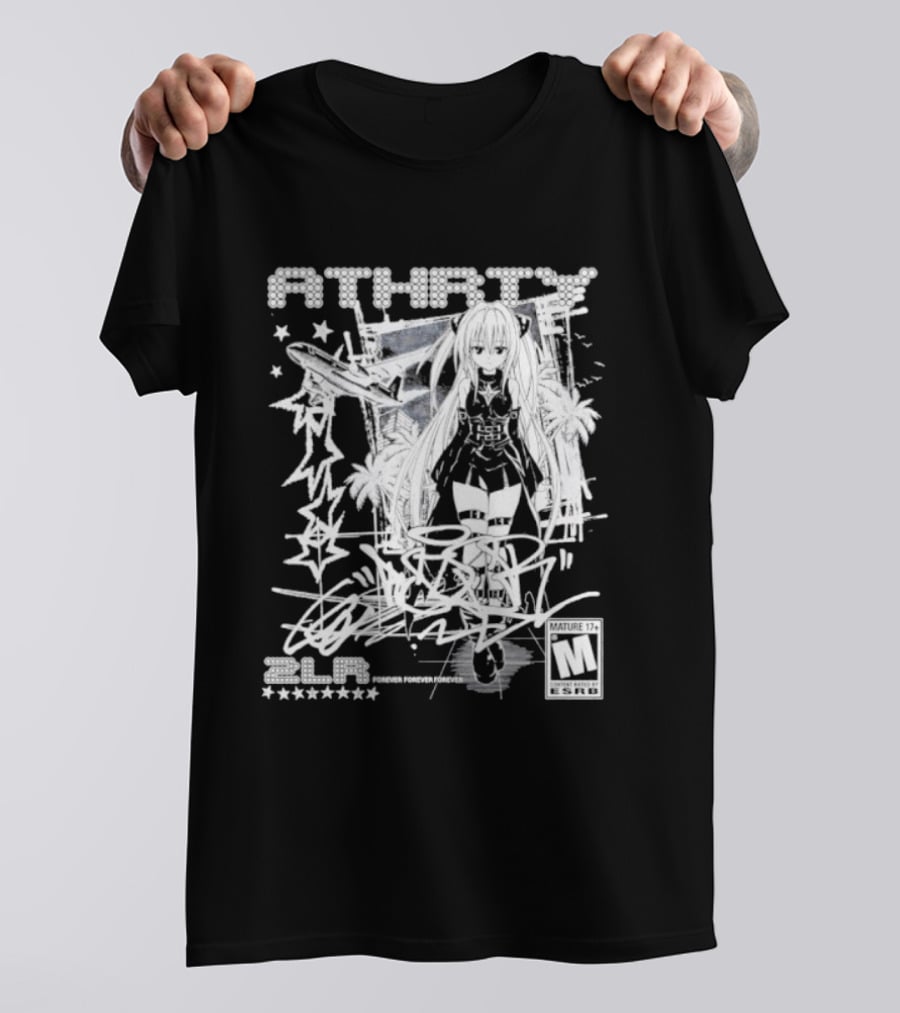 Athaty Zlr Mature 17+ Anime Girl Golden Darkness Forever T-Shirt