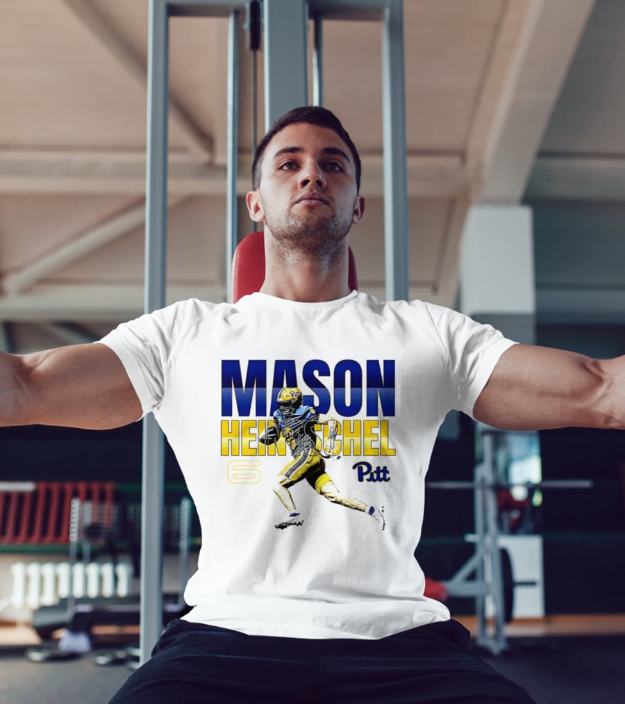 Mason Heintschel Pitt Panthers Football Number 6 T-Shirt