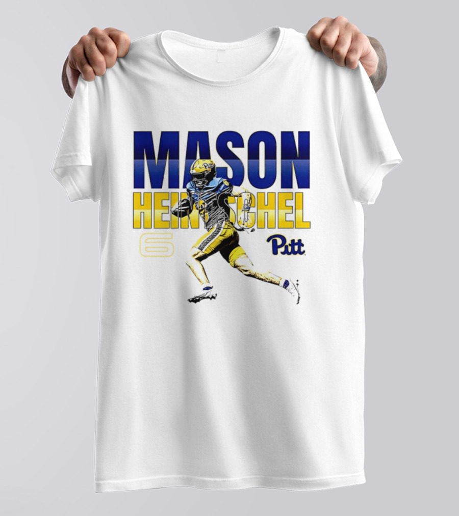 Mason Heintschel Pitt Panthers Football Number 6 T-Shirt