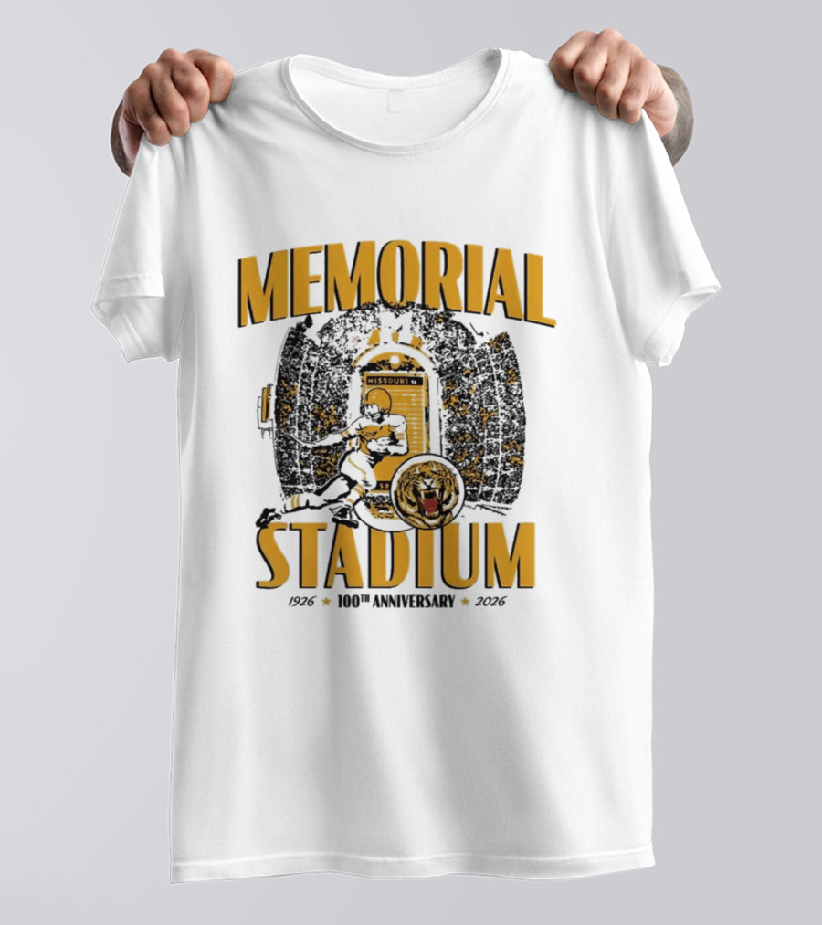 Memorial Stadium Missouri Tigers Football 100th Anniversary 1916 2016 T-Shirt