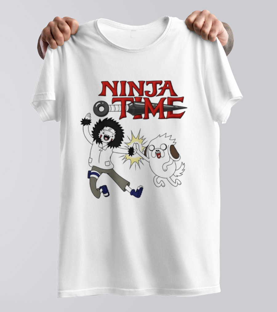 Ninja Time Kiba Inuzuka And Akamaru High Five Adventure T-Shirt