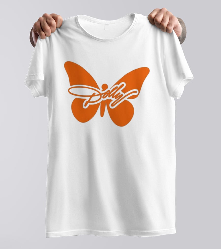 Dolly Parton Butterfly Orange Country Legend T-Shirt