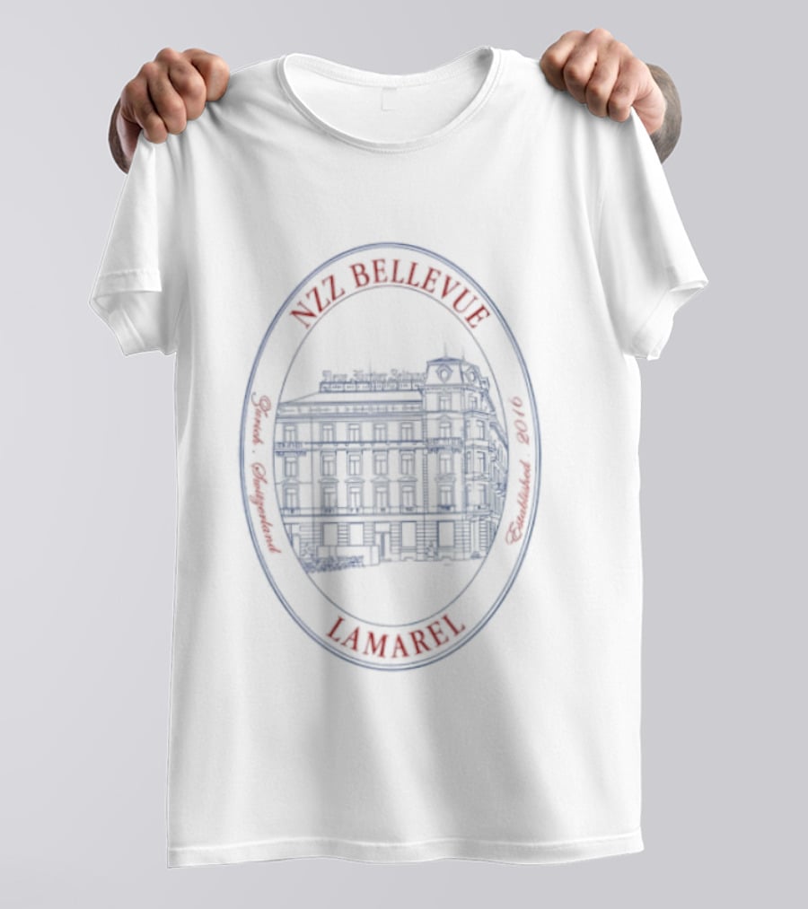 Nzz Bellevue Zurich Switzerland Established 2016 Lamarel T-Shirt
