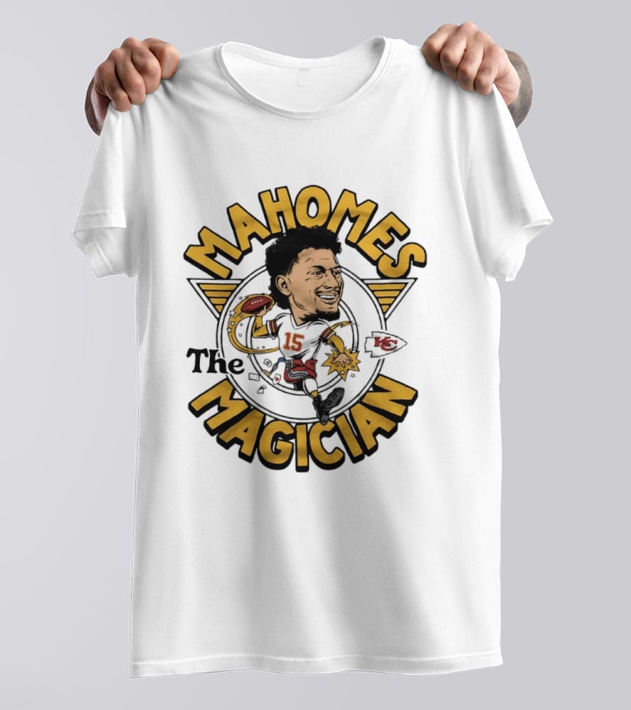 Mahomes Magician Kansas City Chiefs Caricature 15 T-Shirt