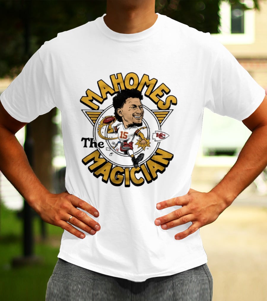 Mahomes Magician Kansas City Chiefs Caricature 15 T-Shirt