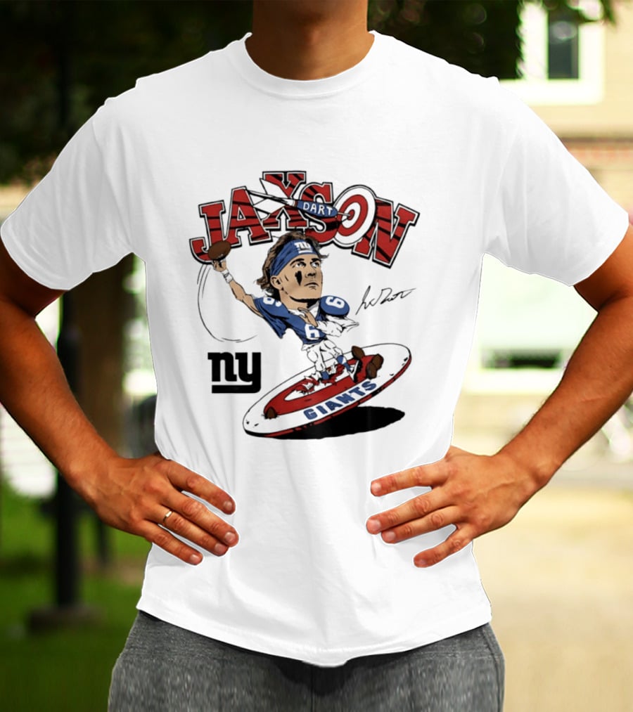 Jaxson New York Giants Football Caricature Ny Giants T-Shirt