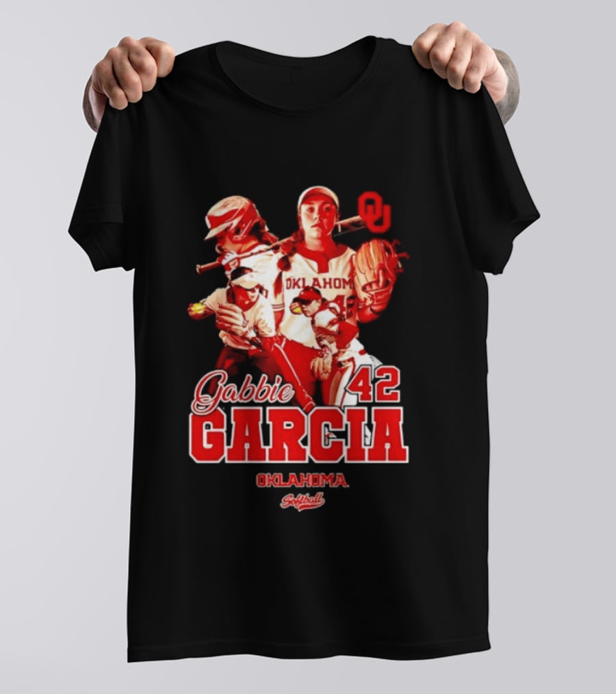 Gabbie Garcia Oklahoma Sooners Softball 42 Player Collage T-Shirt