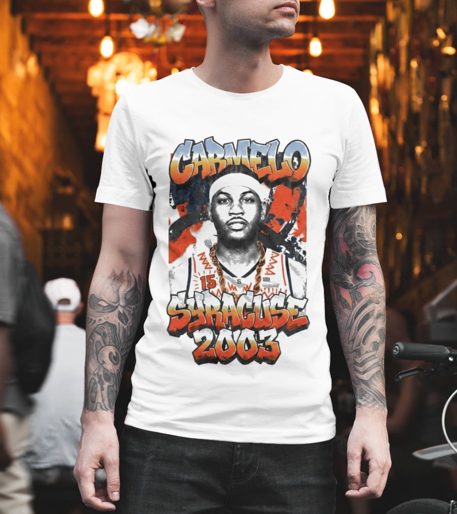 Carmelo Syracuse 2003 Basketball T-Shirt