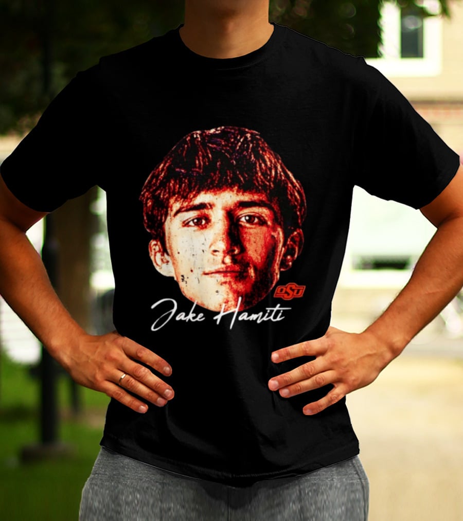 Jake Hamiti Oklahoma State Wrestling OSU Swag T-Shirt
