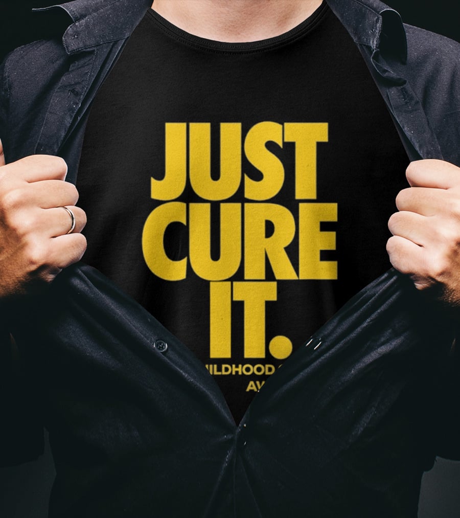 Just Cure It Childhood Cancer Awareness Fundraiser Campaign T-Shirt